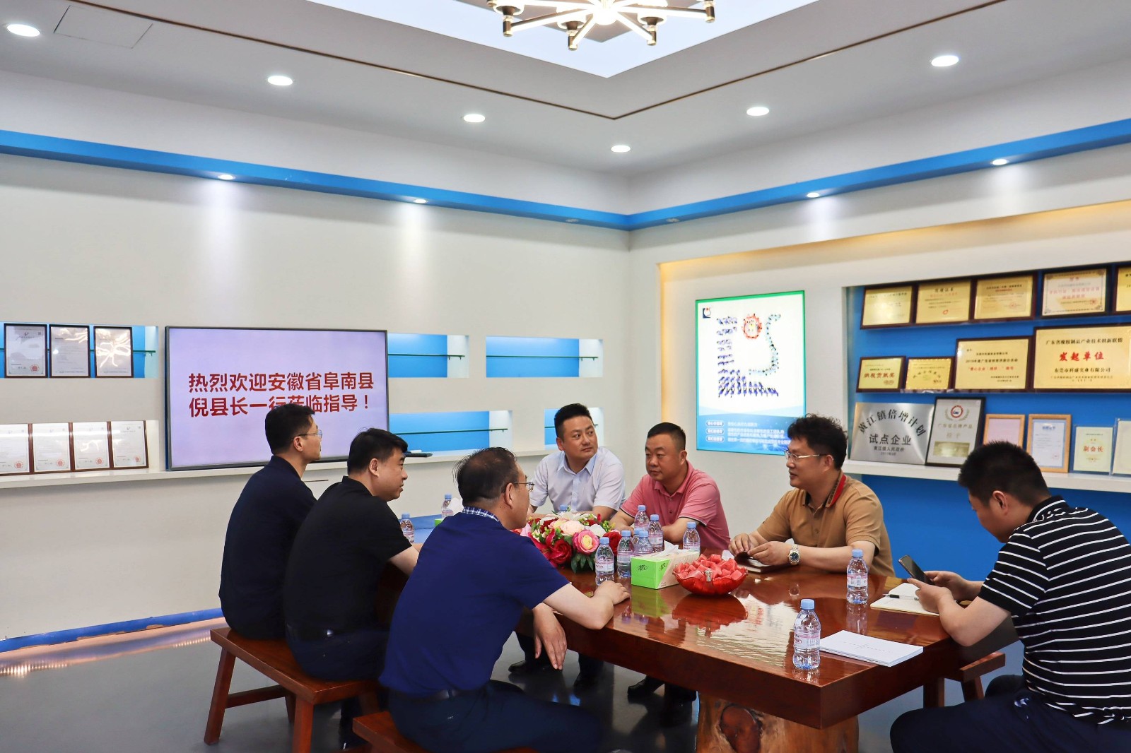 熱烈歡迎安徽省阜南縣倪縣長(zhǎng)一行蒞臨指導(dǎo)！